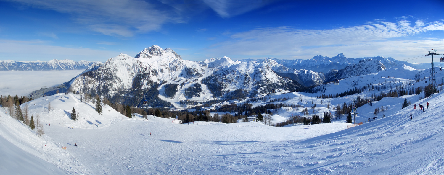 Ski resort panorama